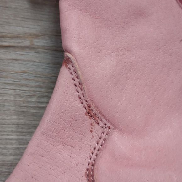 Y2K Pink Leather Fringe Rhinestone Cowgirl Boots - Picture 8 of 8